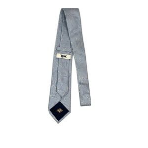 Joseph Abboud 100% Pure Silk Skinny Blue Paisley Tie